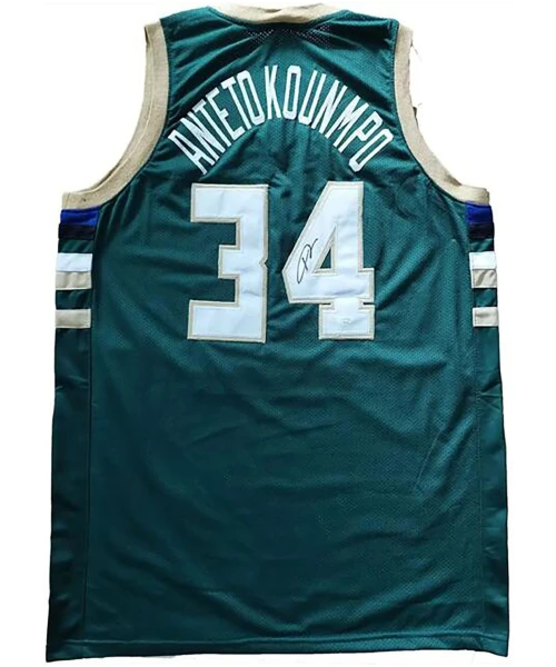 Giannis Antetokounmpo Signierter Bucks Jersey