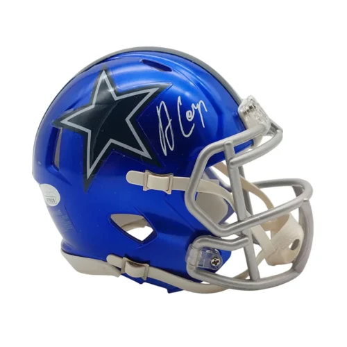 Amari Cooper Signierter Cowboys Mini Helm