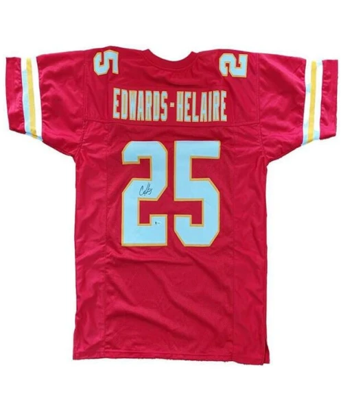Clyde Edwards-Helaire signiertes KC Chiefs Jersey