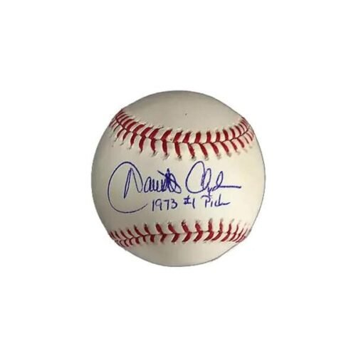 David Clyde Signierte Rawlings Baseball