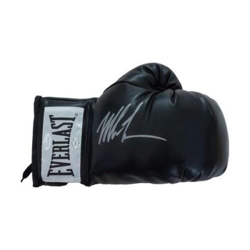 Mike Tyson Signierter Everlast Black Boxing Glove