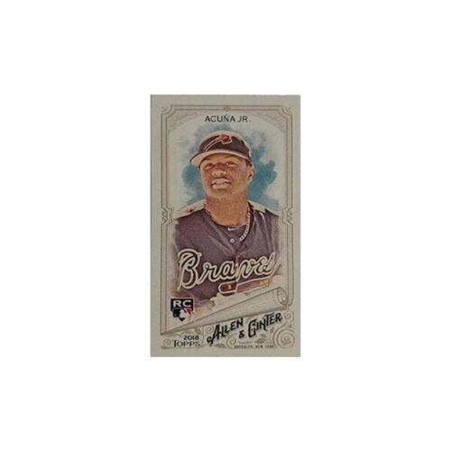 2018 Topps Ronald Acuna Jr Mini Rookie Card