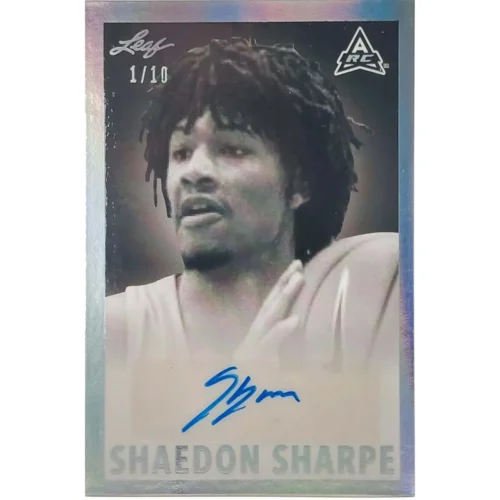 Shaedon Sharpe Signierte Rookie Card