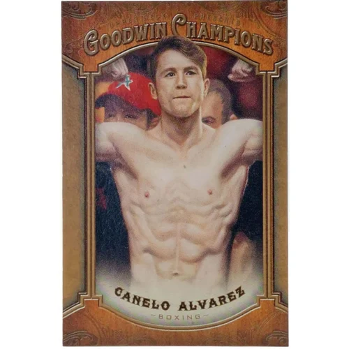 Canelo Alvarez 2014 Goodwin Champions Rookie Card