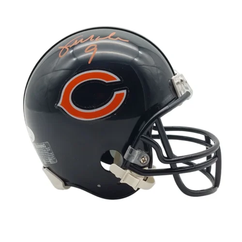Jim McMahon Signierter Bears Mini Helm
