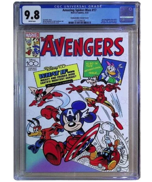 AMAZING SPIDER-MAN #17 DISNEY 100 VARIANT CGC 9.8