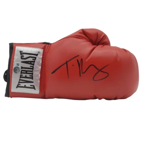 Tyson Fury Signierter Rot Boxing Glove
