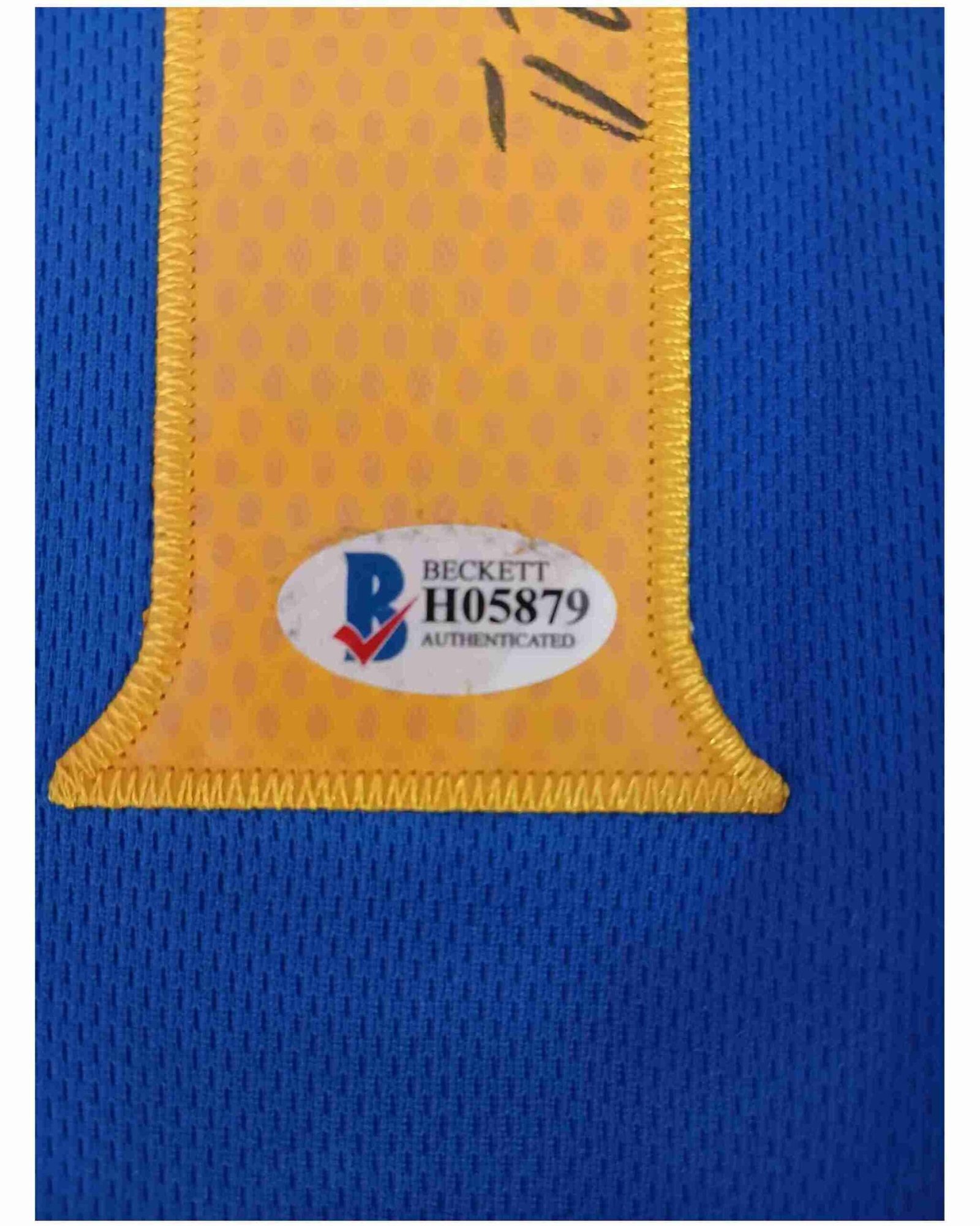 Klay Thompson Signiertes Golden State Warriors Jersey