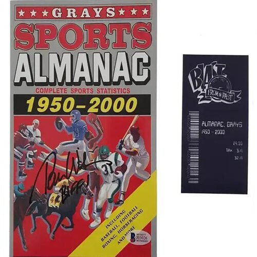 Tom Wilson Signed Garys Sports Almanac