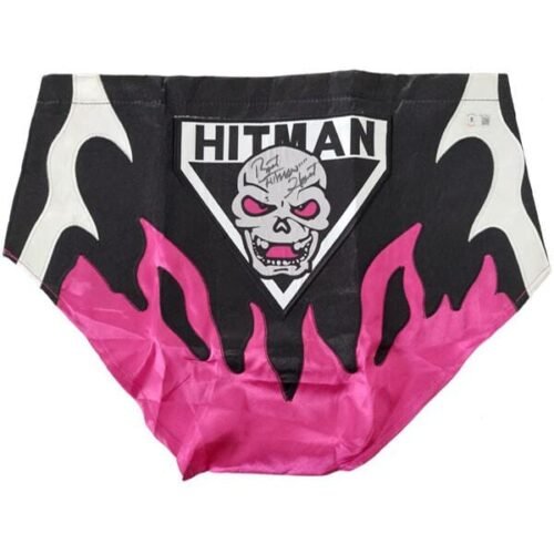 Bret „The Hitman“ Hart WWE Signierte Custom Wrestling-Shorts