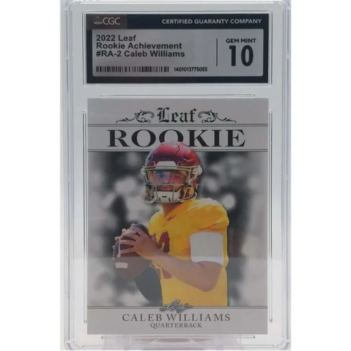 Caleb Williams 2022 Leaf Rookie CGC 10
