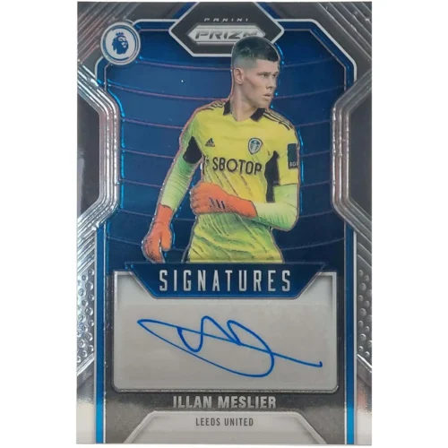 Illan Meslier Signierte 2021 Panini Prizm Card