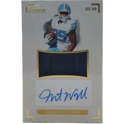 Jevonte Williams Signierte 2022 Keepsake Relic Card