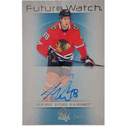 Filip Roos Signierte 2022-23 Future Watch Card