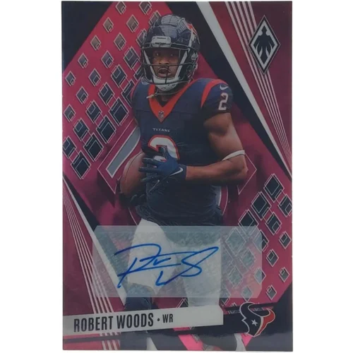 Robert Woods Signierte 2023 Phoenix Pink Card