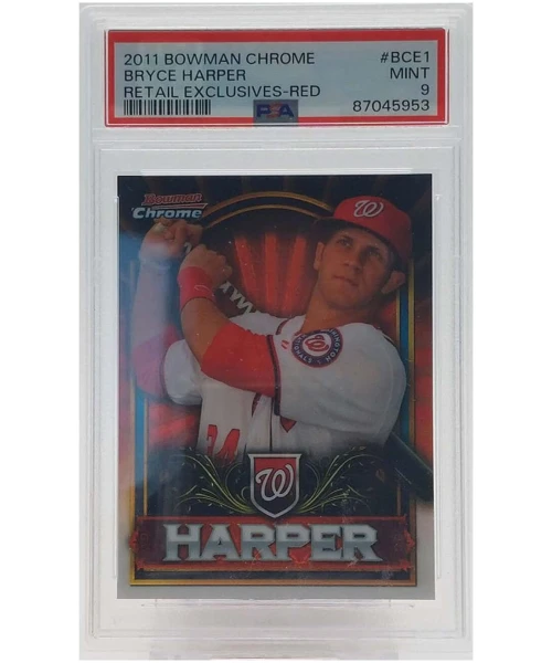 Bryce Harper 2011 Bowman Chrome PSA 9