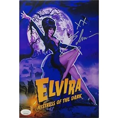 Elvira Signierter Comic-Druck