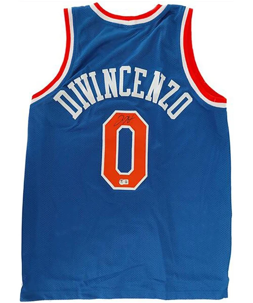 Donte DiVincenzo Signiertes Knicks Trikot (Custom Jersey)