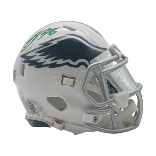 Saquon Barkley signierter Philadelphia Eagles Mini Helm