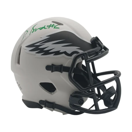 DeVonta Smith signierter Philadelphia Eagles Mini Helm